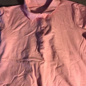 Pink short sleeve polo. Worn once
